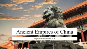 Ancient Empires of China