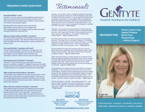 incontinence treatment