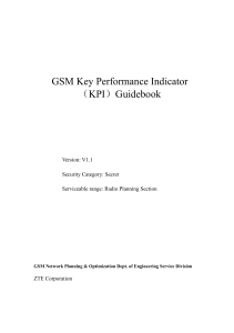 108732817-GSM-Key-Performance-Indicator-KPI-Guidebook-ZTE