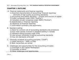 Ch 01 - Lect Notes, Financial Reporting Envir't 3 - 12e (Apr 25 19)