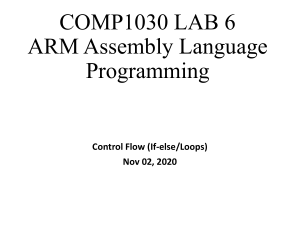 Lab 6 02-11-2020 Control Flow, Loops, Addressing (1)