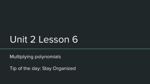 Unit 2 Lesson 6