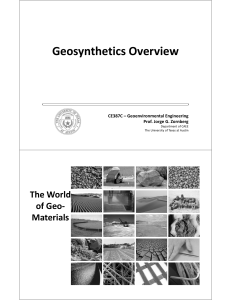 EG - ML7.1 - Geosynthetic Types and Functions