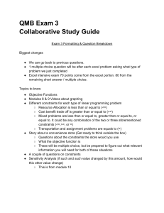 QMB Exam 3 Collab Study Guide 