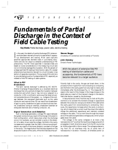 Fundamentals of Partial Discharge 