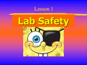 Lesson 2 Lab Safety