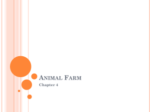 ANIMAL FARM CHAPTER 4 summary and analysis