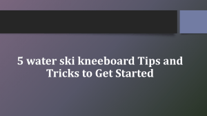 5 water ski kneeboard Tips and Tricks to Get Started