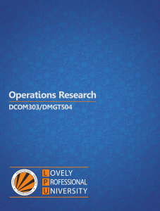 !OPERATIONS RESEARCH