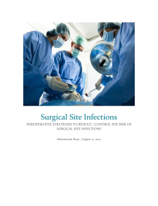 Surgical Site Infections prevention strategies