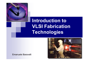 introduction to VLSi fabrication technology