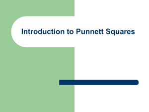 Introduction to Punnett Squares