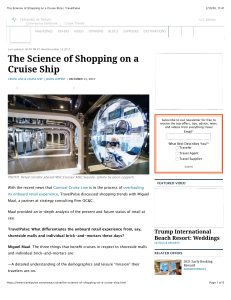 The Science of Shopping on a Cruise Ship | TravelPulse