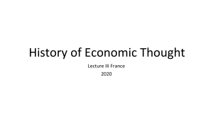 History of Economic Thought 3