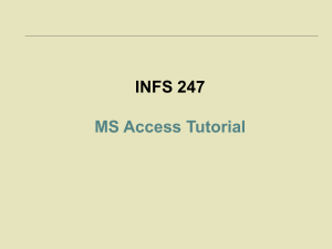 Access2016TutorialINFS247