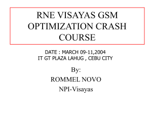 Ericsson Optimization Crash Course