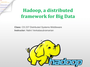Hadoop big data
