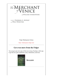 the-merchant-of-venice PDF FolgerShakespeare