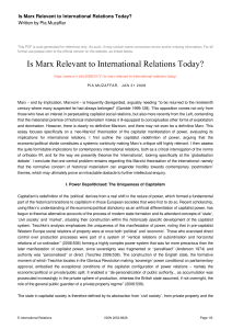 Is-Marx-Relevant-to-International-Relations-Today
