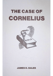 The Case for Cornelius - James D. Bales