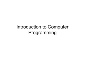Programming concepts 
