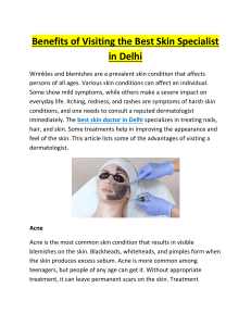 Benefits of Visiting the Best Skin Specialist in Delhi