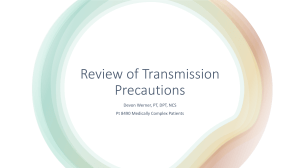 Transmission Precautions Review