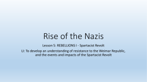 Rise of the Nazis - Source Questions