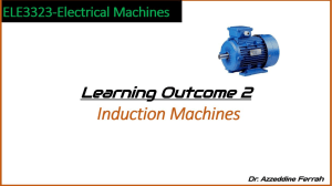 electrical machines LO2