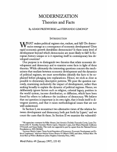 Przeworski, Adam and Fernando Limongi-Modernization Theories and Facts [155-183] (1)