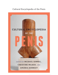The Cultural Encyclopedia of the Penis
