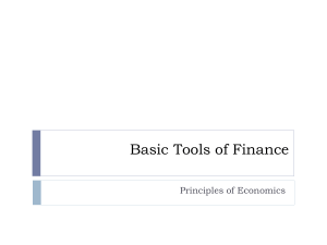 5. Tools of Finance