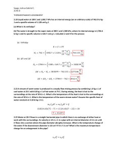THERMODYNAMICS ASSIGNMENT MODULE 1 CHAPTER 2