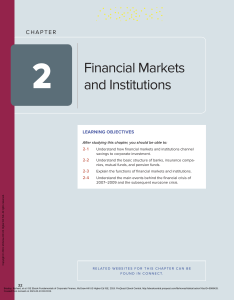 ISE Ebook Fundamentals of Corporate Finance ---- (Chapter 2 Financial Markets and Institutions)