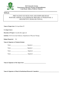 NCS Proposal Format