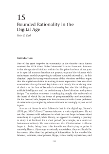 Earl on Bounded Rationality in the Digital Age