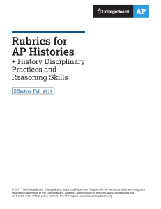 rubrics-for-ap-histories
