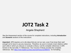 JOT2 Task 2 Template Shepherd
