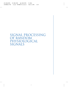 Signal Processing of Random Physiological Signals - Charles S. Lessard
