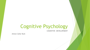 cognitive development chap7