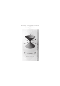 Calculus II Study Guide