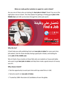 Best Dubai Job sites- i12wrk