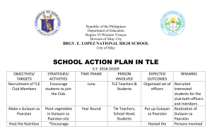 Action Plan TLE