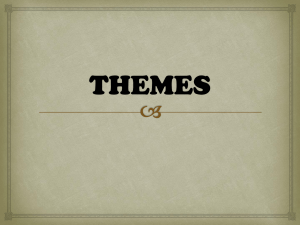 THEMES in literature