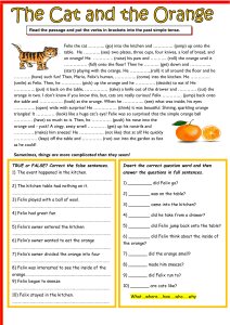 the-cat-and-the-orange-reading-comprehension-exercises 99339-converted