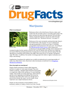 NIDA: Drug Facts - Marijuana