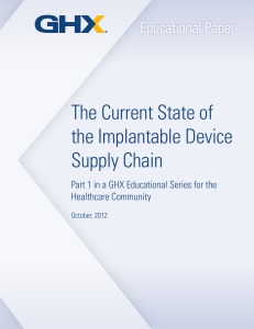 Current State of the Implantable Device Supply Chain