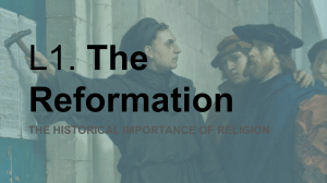 L1 The Causes of the Reformation  (1)