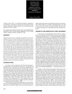 Copy of Fraser's Dissociative Table Article