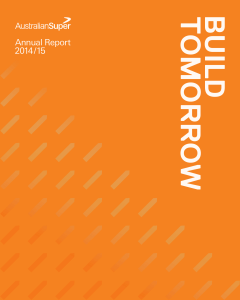 AustralianSuper Industry and Personal Divisions - annual report - 2015